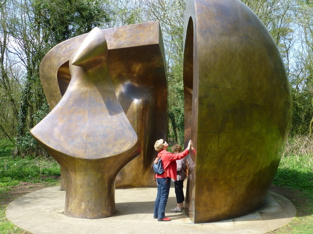 Henry Moore's home and garden, Perry Green, 15 mins drive away