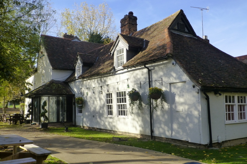 The harvest Moon pub at the end of our road was an old farm house and now serves very good food and beer