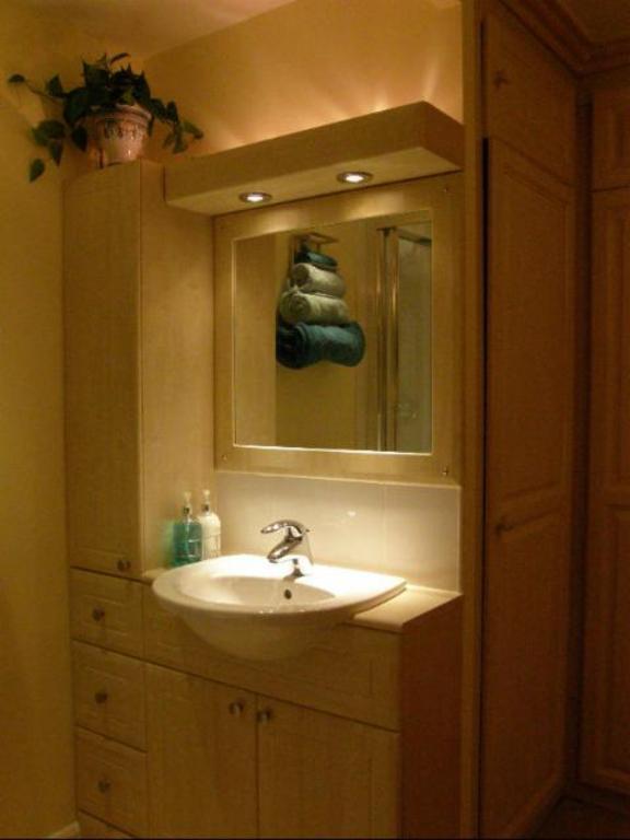 The en-suite shower room.