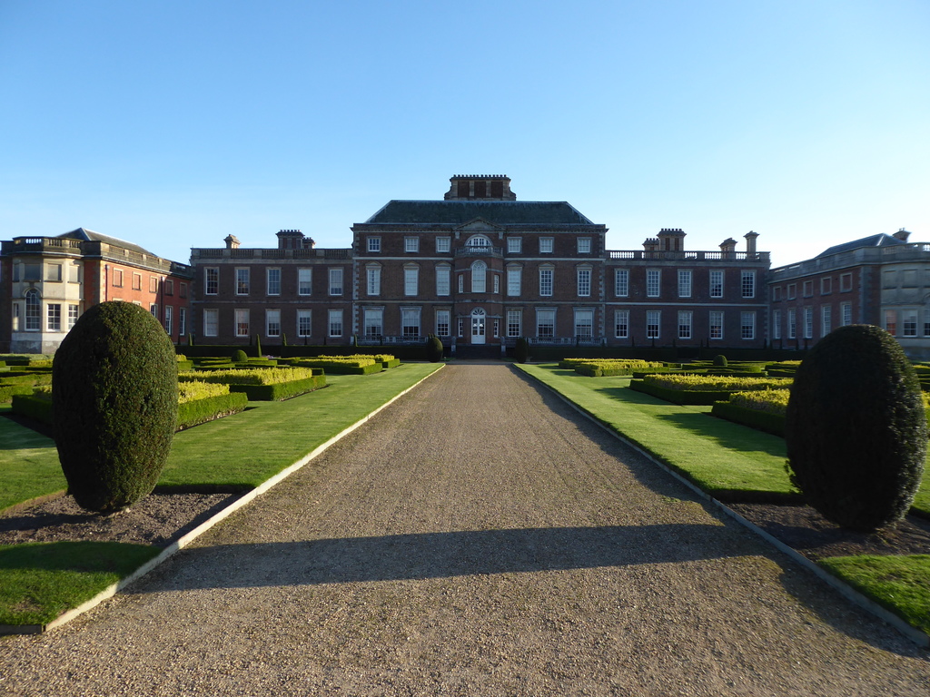 Wimpole Hall house, a National Trust property 45 mins drive from Bishops Stortford