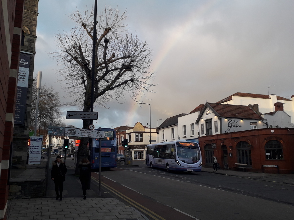 Gloucester Road shops as I cycled home