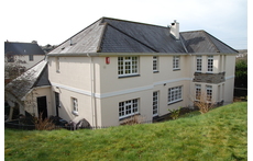 View from the garden of the back of the house