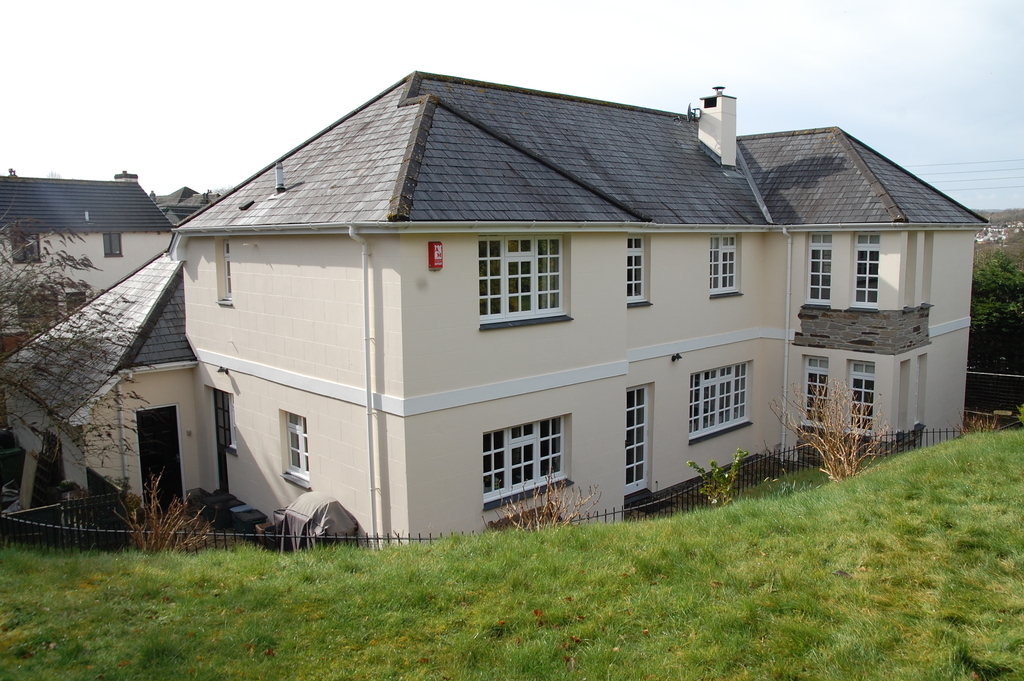 View from the garden of the back of the house