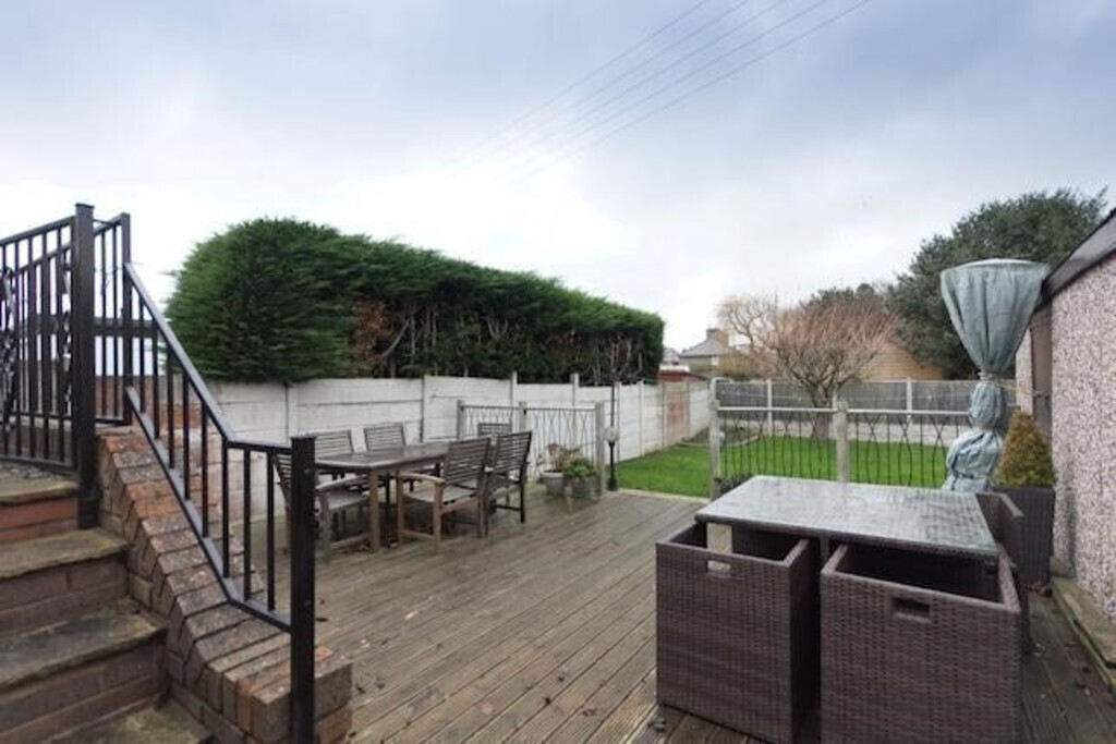 Patio and back garden