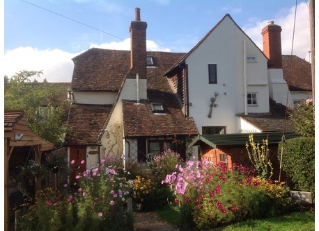 The cottage from the farm track