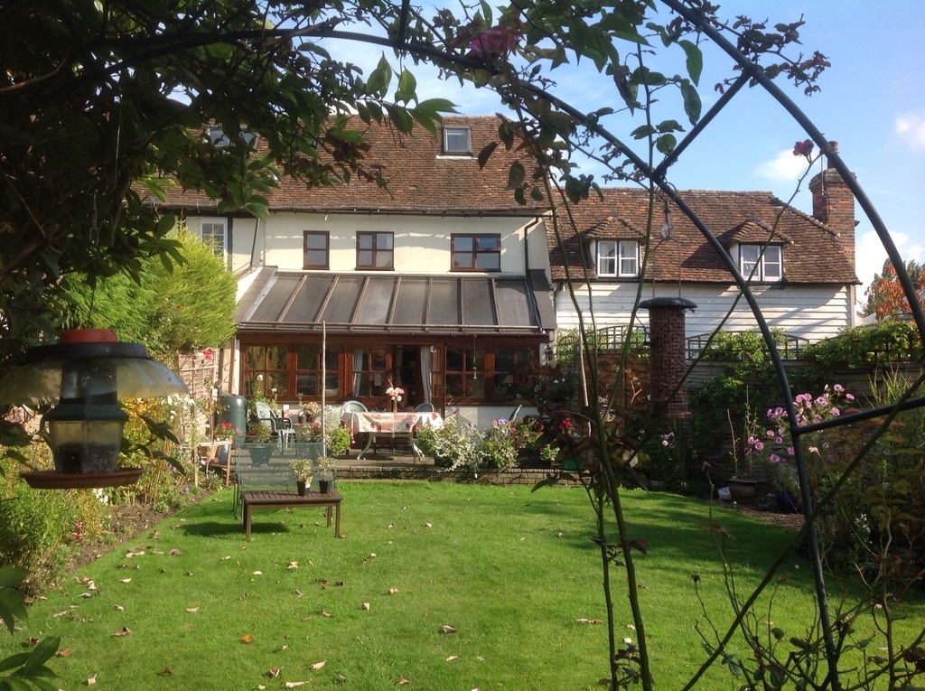 ....from the back garden