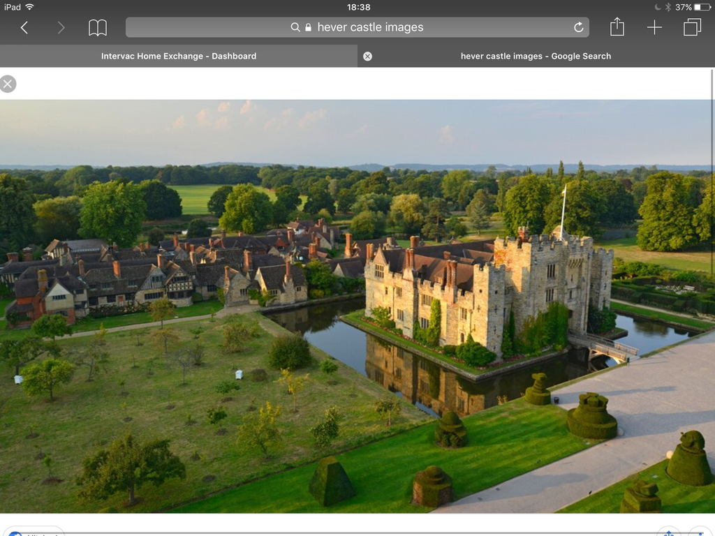 Hever Castle, the home of Ann Boleyn