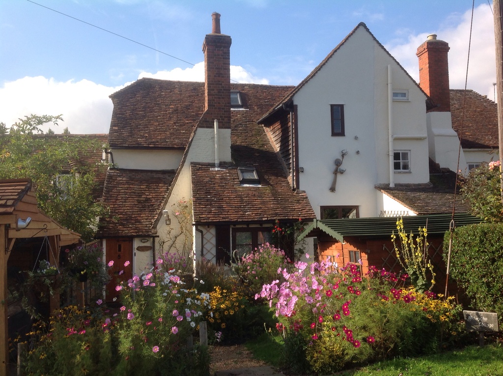 The cottage from the farm track