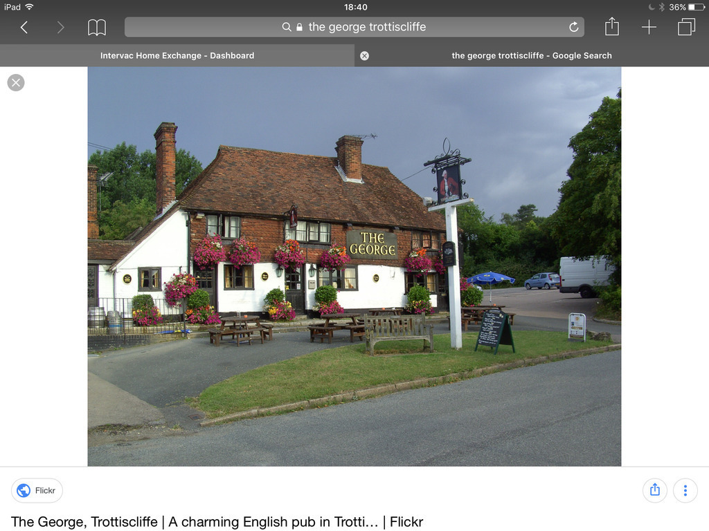 The George is in a pretty village, a short drive away