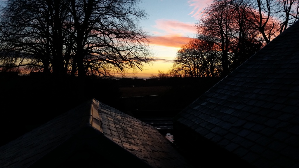 Dawn from our bedroom window