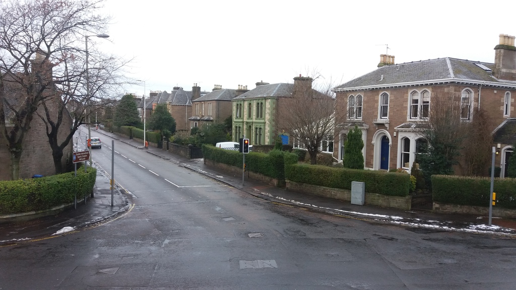 Looking from our bedroom to the front of the house
