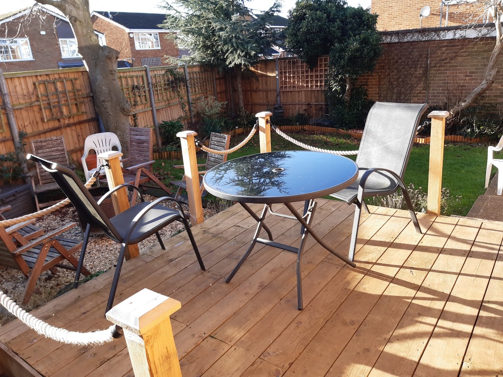 Lovely to sit out on the decking in the summer! 