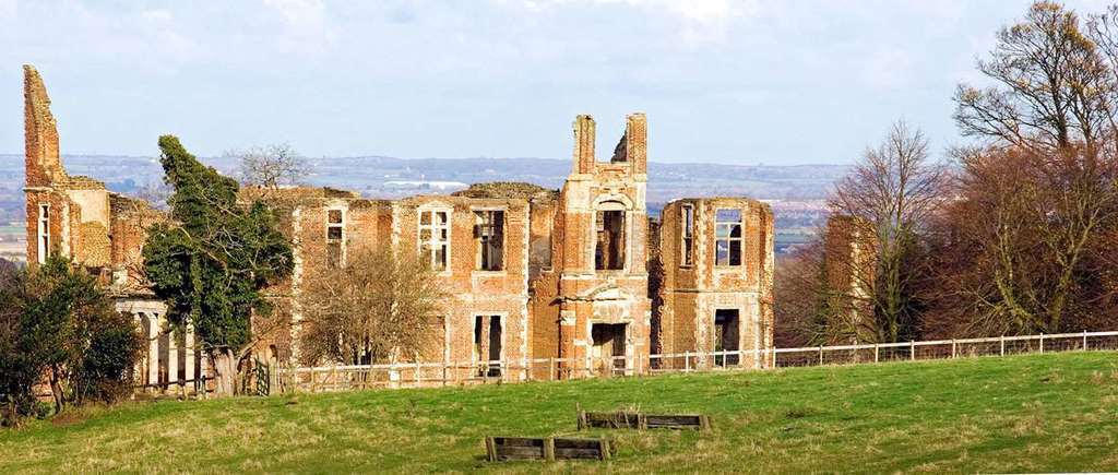 Houghton House, 20 mins' walk from our home.