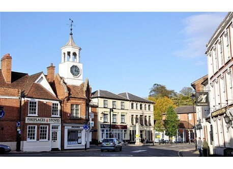 The town centre and clock tower.