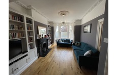 Our newly-decorated double living room 