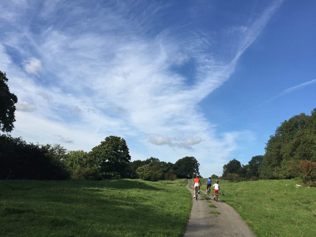 A family bike ride in S. Lakes on quiet lanes (a 20 min drive away) 