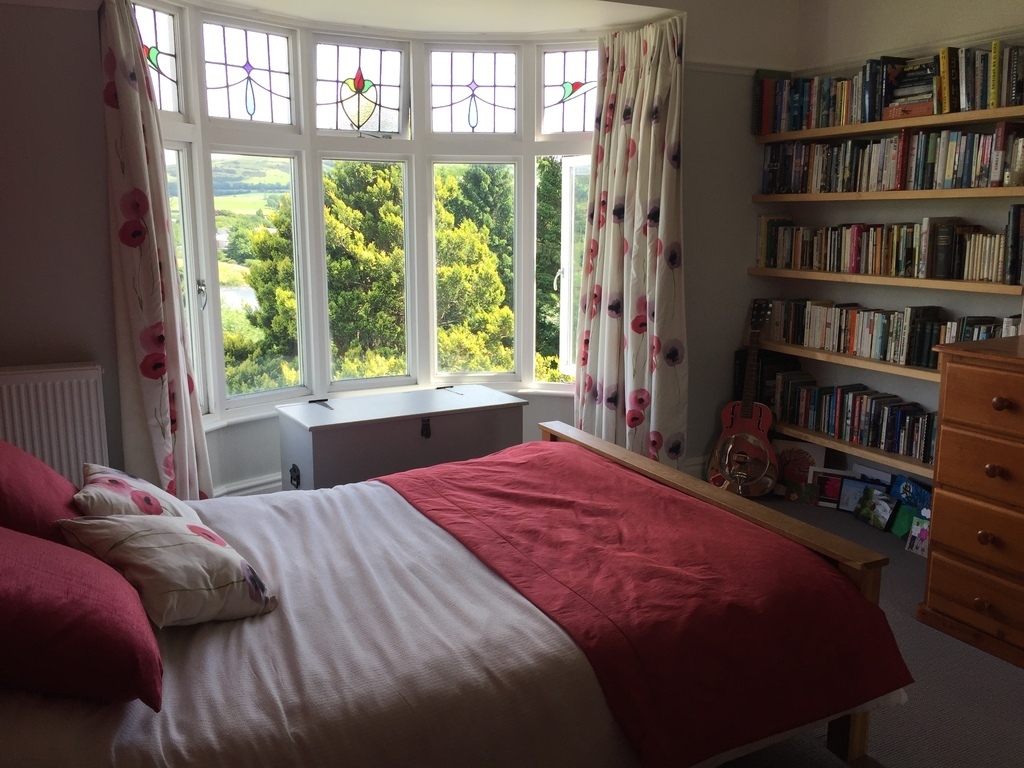 Main upstairs bedroom with king size double bed 