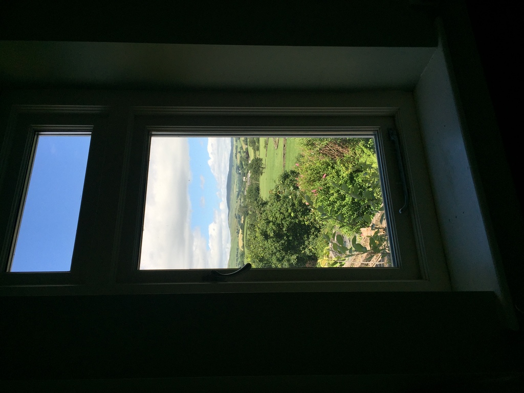 Picture window view from the Breakfast Bar 