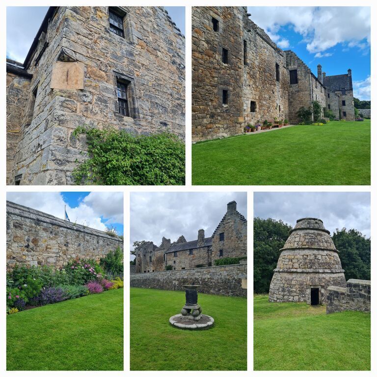 Aberdour Castle, approx 55 mins by car from St Andrews