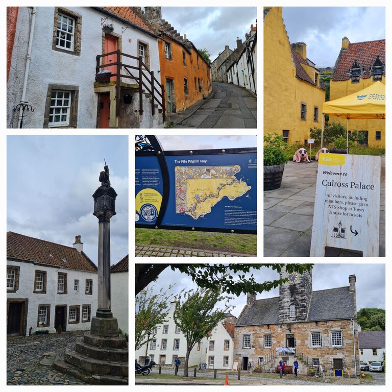 Culross, approx 50 mins by car from St Andrews