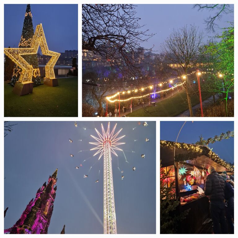 Edinburgh at Christmas time