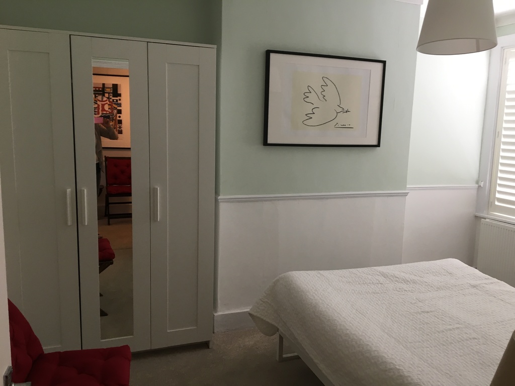 Spare bedroom wardrobe storage 