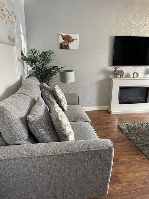 Sitting room with 2 large sofas