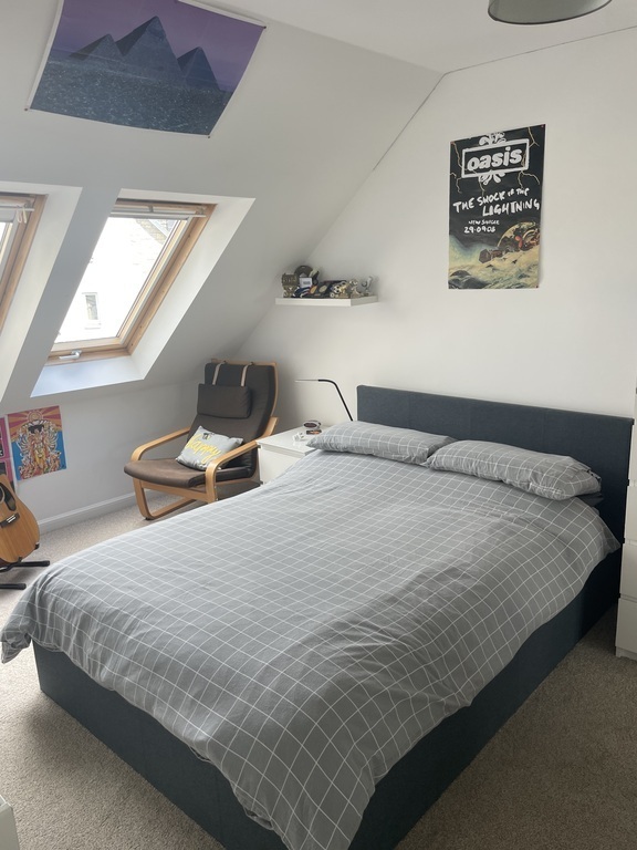Bedroom 2 with fitted wardrobes