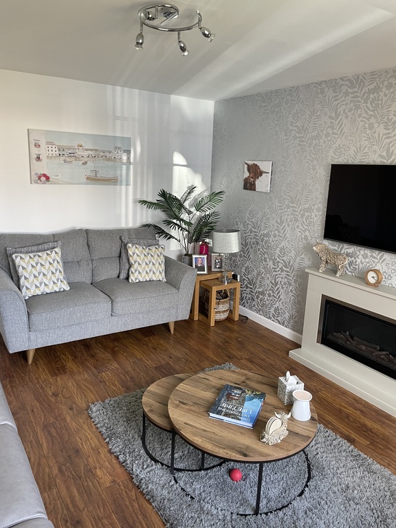 Sitting room with SMART TV