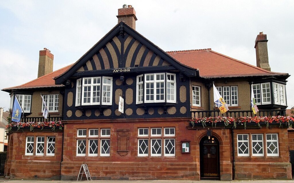 Gothenburg Pub - a historic building now a restaurant serving Indian Food