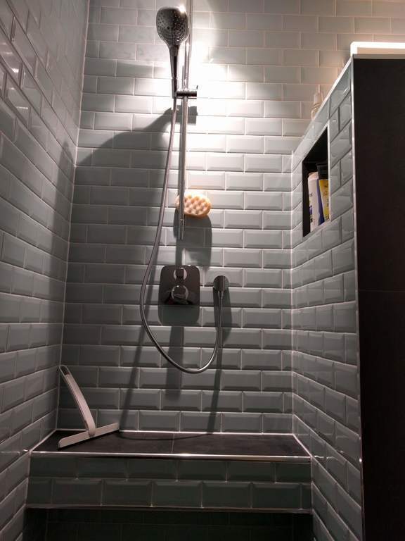 Shower room, next to upstairs study room