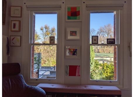 View over communal garden