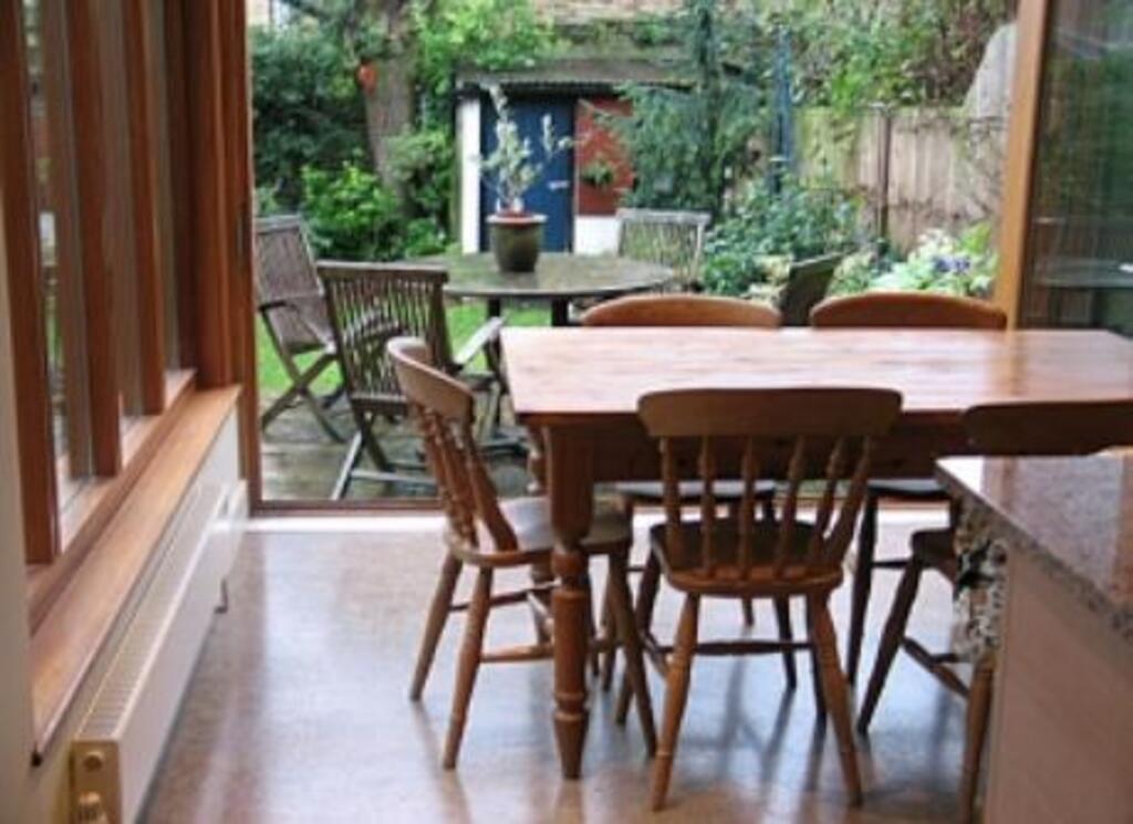 Kitchen through to garden