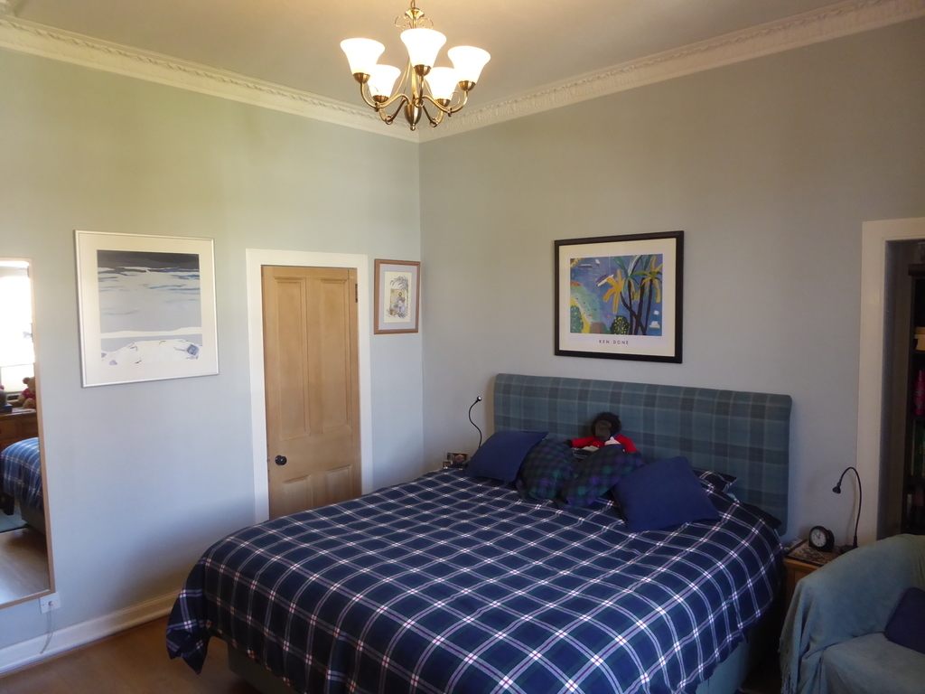 Master bedroom with Superking bed