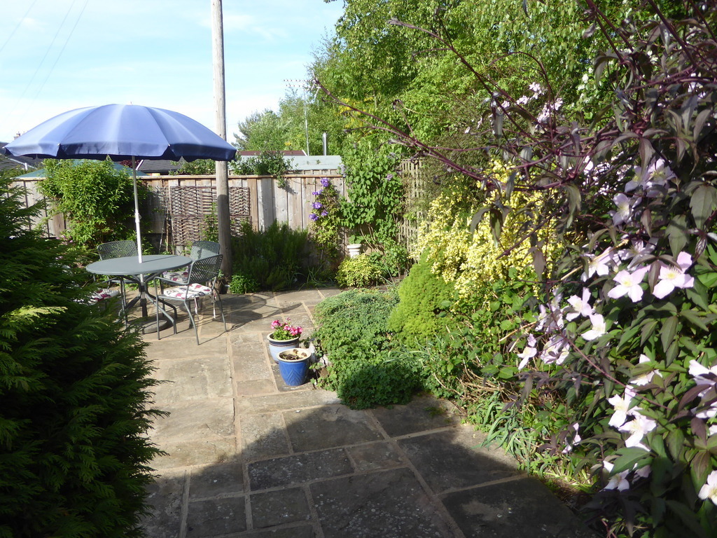 Patio in garden
