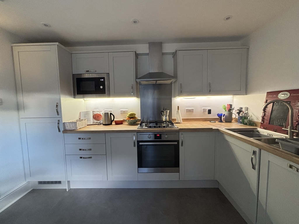 Newly renovated kitchen. 