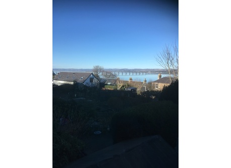 View over the Tay Estuary from the front of our house in Newport.