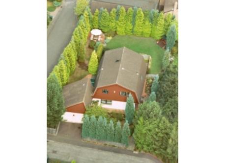 Aerial view of our home 2007