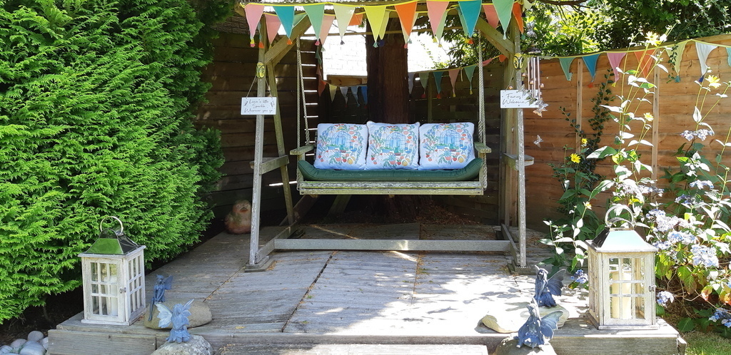 Swing, in the shade under a tree!  