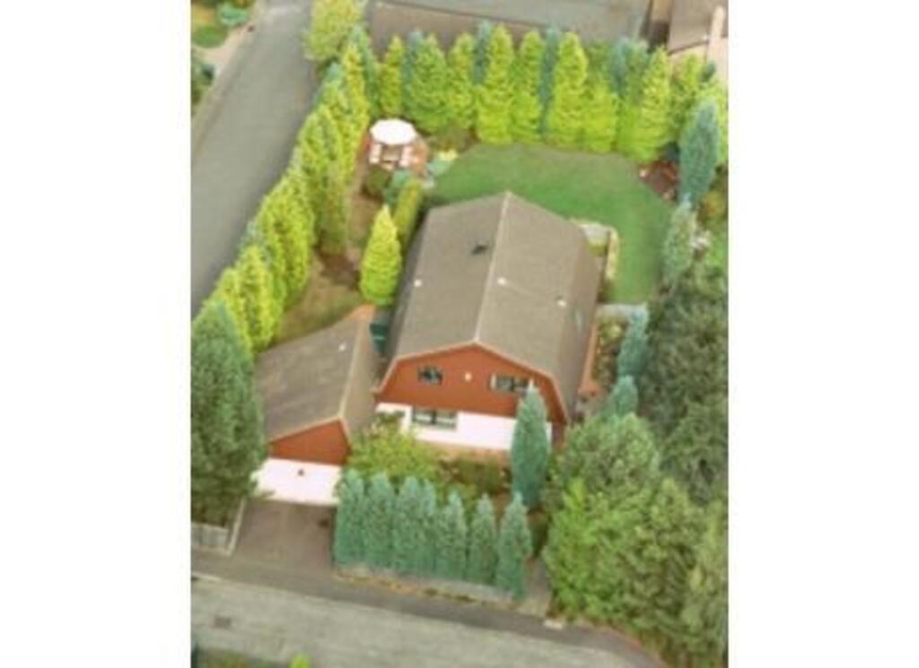 Aerial view of our home 2007