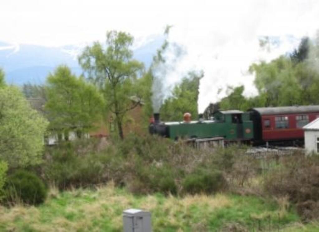 Steam Train. View from Cottage