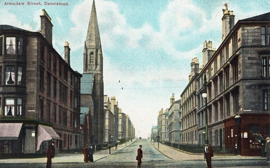 Armadale Street -Church at the other end of our street- that you see on Bay Window photo