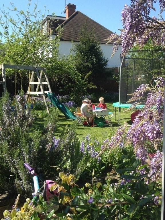 springtime in the garden