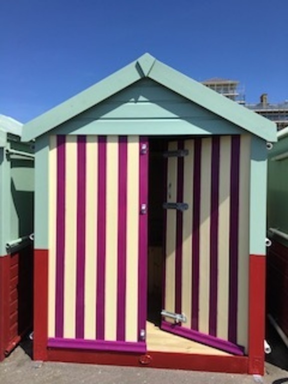 Our beach hut on Hove seafront