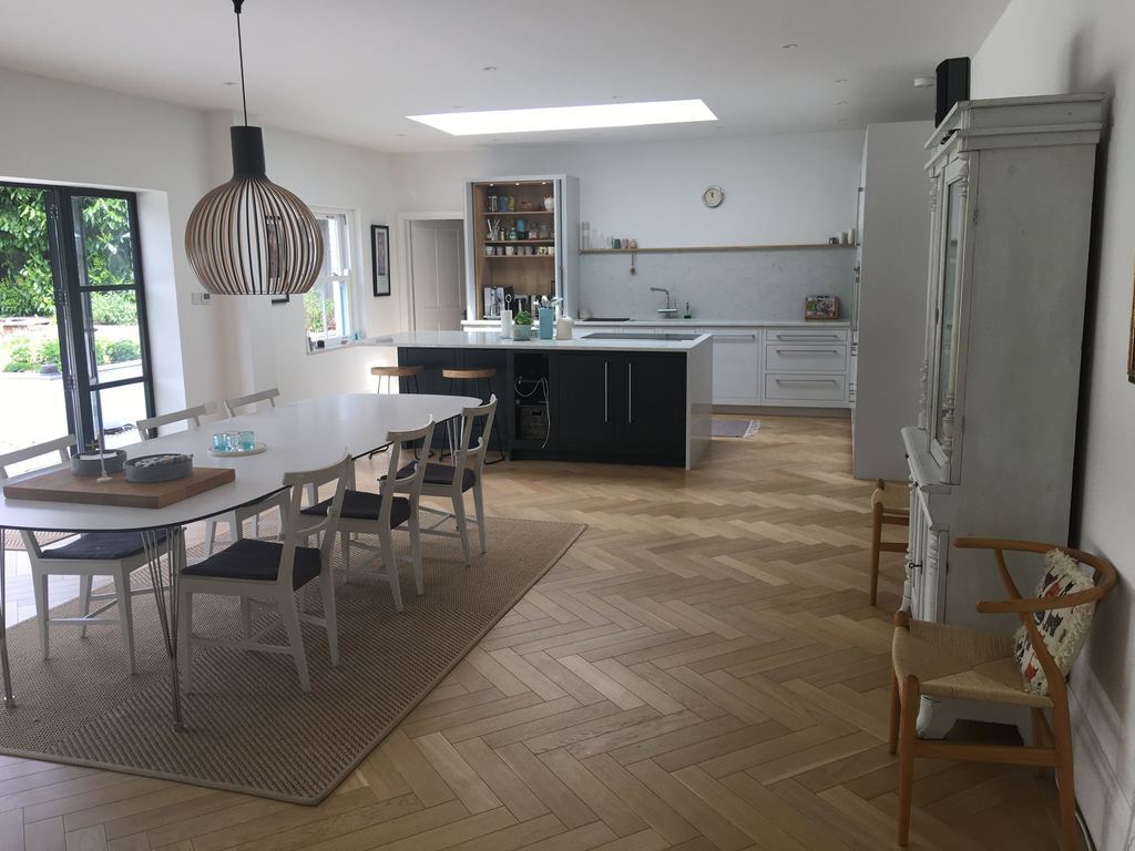 Kitchen and dining area