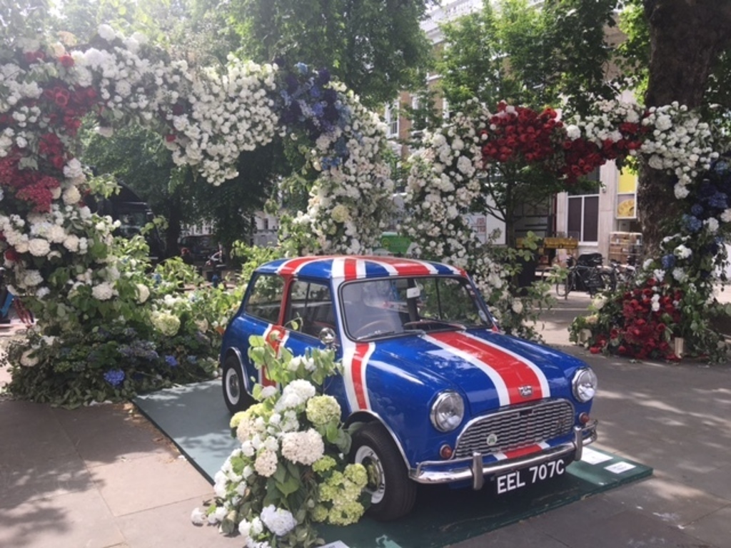 Kings Road in London during the Chelsea Flower Show