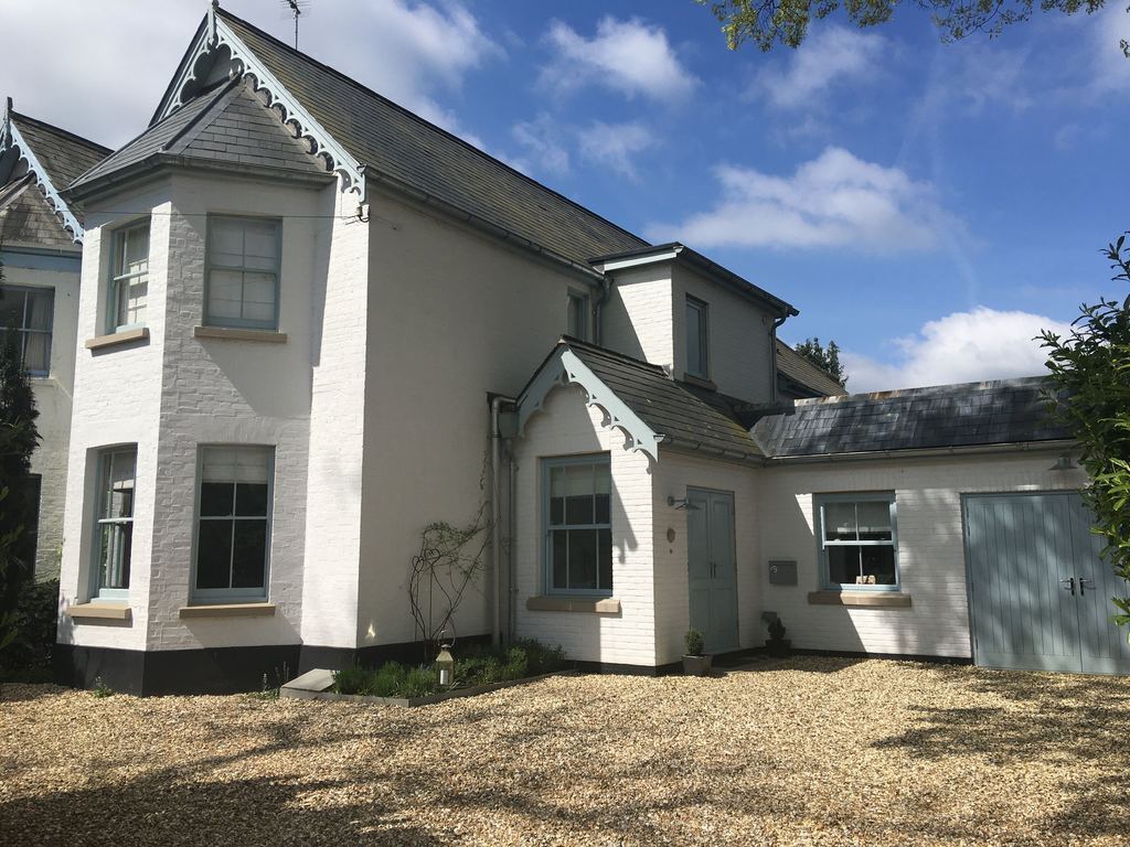Front of the house with driveway