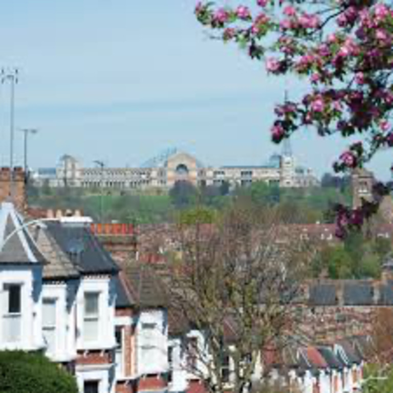 Alexandra Palace is close by