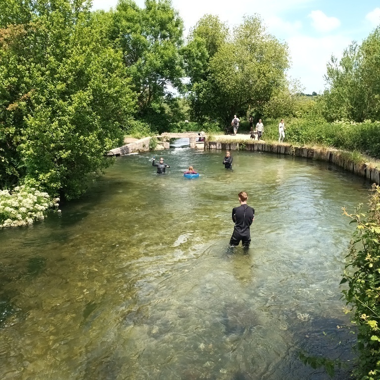 Compton lock wild swimming 15 mins drive from our home