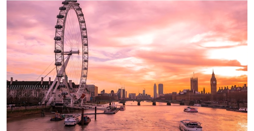 London's South Bank for London Eye and Big Ben - 1 hr train ride from Winchester rail station
